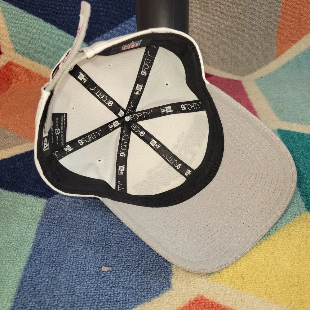 New Era Atlanta Falcons Super Bowl LI Houston Texas 9FORTY Adjustable Hat White